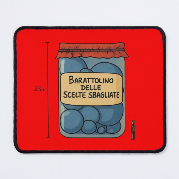 Item preview, Barattolino delle Scelte Sbagliate – Illustrazione Ironica Colorata designed and sold by IroniaeCo.