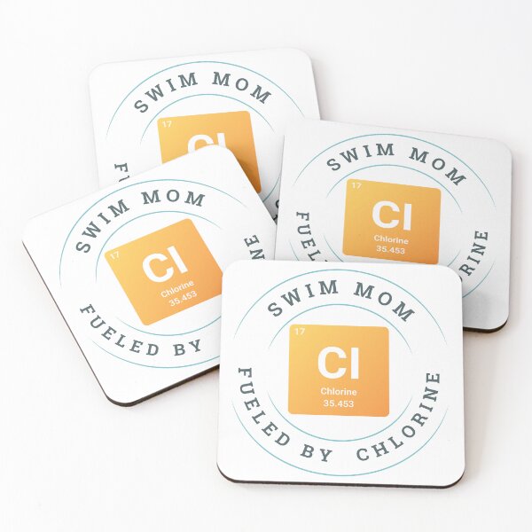 Item preview, Funny Swim Mom Fueled by Chlorine Pool Life designed and sold by LaneLineThreads.