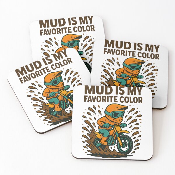Item preview, Mud Is My Favorite Color – Dirt Bike Kids Design designed and sold by Kempworx Art.
