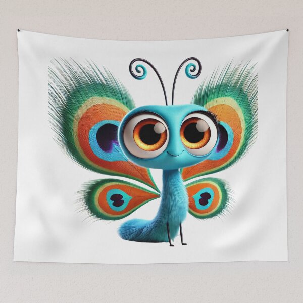 Item preview, Adorable Peacock Butterfly designed and sold by Sillytoe.