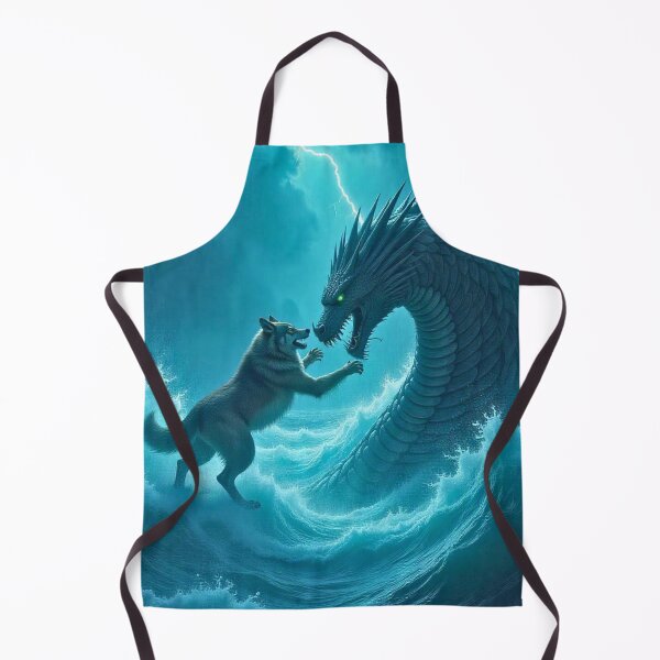 Item preview, Fenrir vs Jörmundgandr designed and sold by DigiExcl.