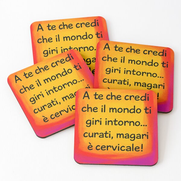 Item preview, Il mondo non ti gira intorno – Frase ironica designed and sold by IroniaeCo.