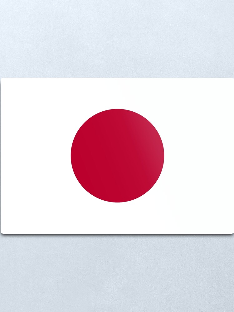 日章旗 日の丸 Flag Of Japan Japanese Flag Metal Print By Martstore Redbubble