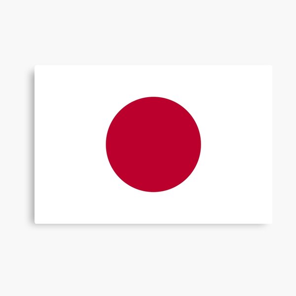 日章旗 日の丸 Flag Of Japan Japanese Flag Canvas Print By Martstore Redbubble