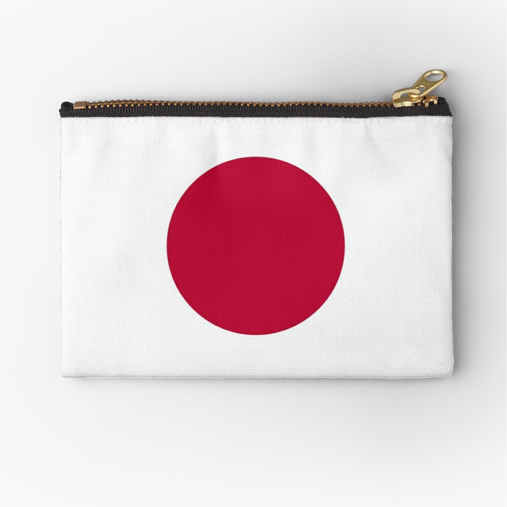 日章旗 日の丸 Flag Of Japan Japanese Flag Zipper Pouch By Martstore Redbubble