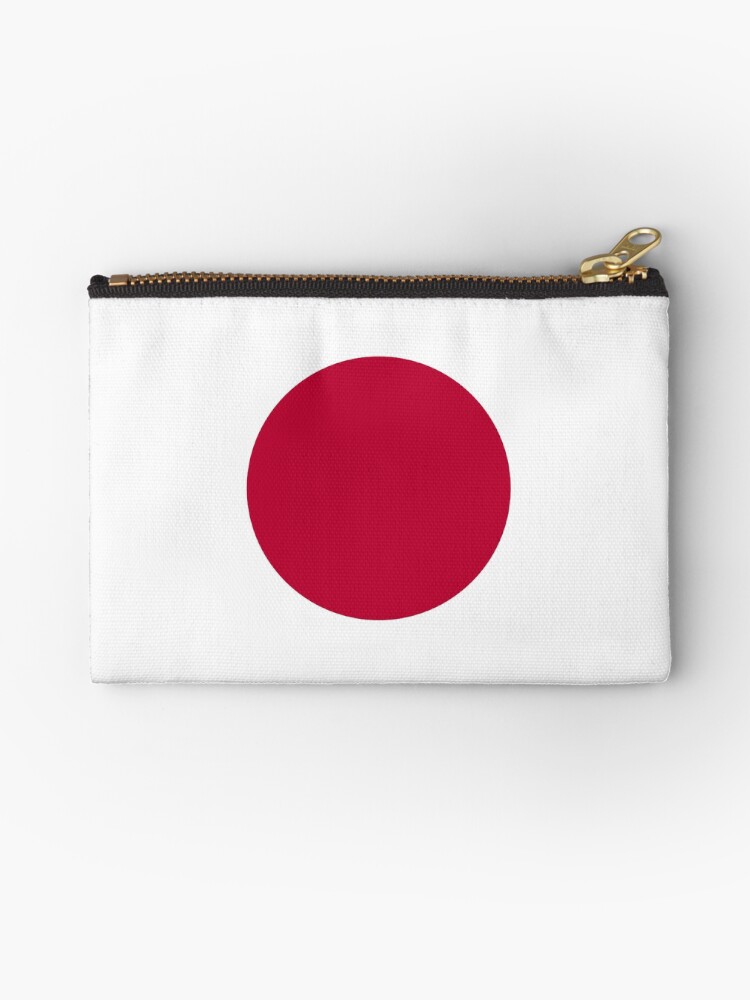 日章旗 日の丸 Flag Of Japan Japanese Flag Zipper Pouch By Martstore Redbubble
