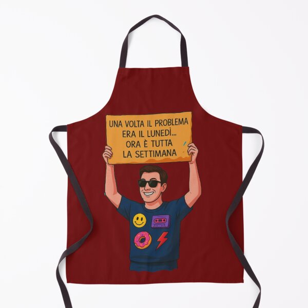 Item preview, Il problema non è più il lunedì – Illustrazione Pop Art designed and sold by IroniaeCo.