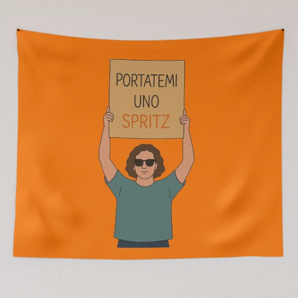 Item preview, Portatemi uno Spritz – Illustrazione Minimal designed and sold by IroniaeCo.