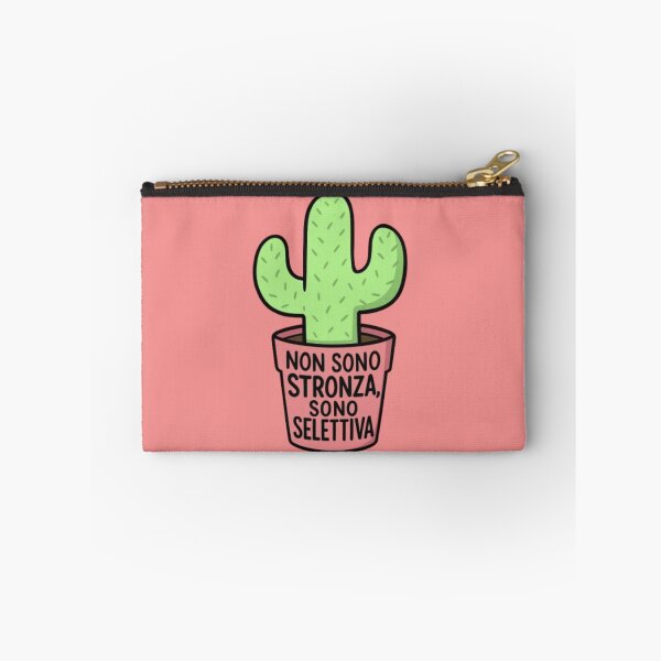 Item preview, Cactus ironico – “Non sono stronza, sono selettiva” designed and sold by IroniaeCo.