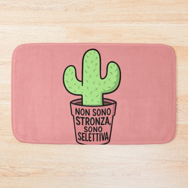 Item preview, Cactus ironico – “Non sono stronza, sono selettiva” designed and sold by IroniaeCo.