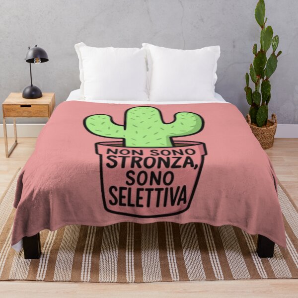 Item preview, Cactus ironico – “Non sono stronza, sono selettiva” designed and sold by IroniaeCo.