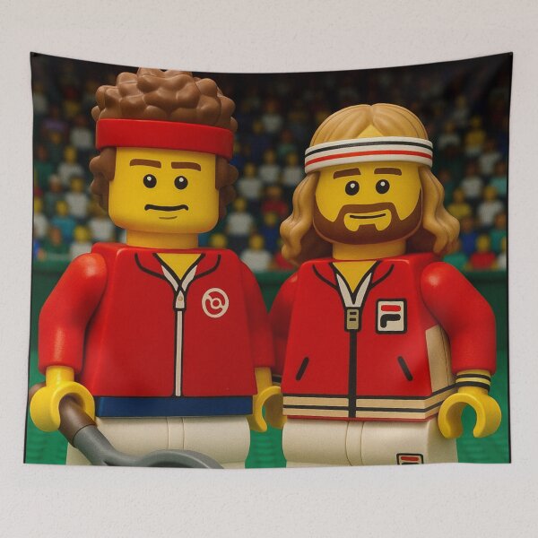 Item preview, Building Blocks: The Greatest Rivalry: 1981 Wimbledon Showdown  designed and sold by OutofFocusShop.