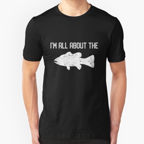 All About The Bass (White) Slim Fit T-Shirt