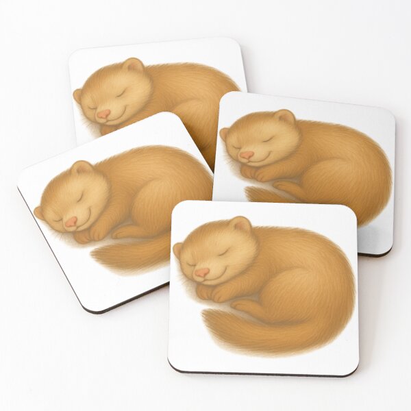 Item preview, Sleepy Ferret in Colored Pencil Style designed and sold by QuirkWears.