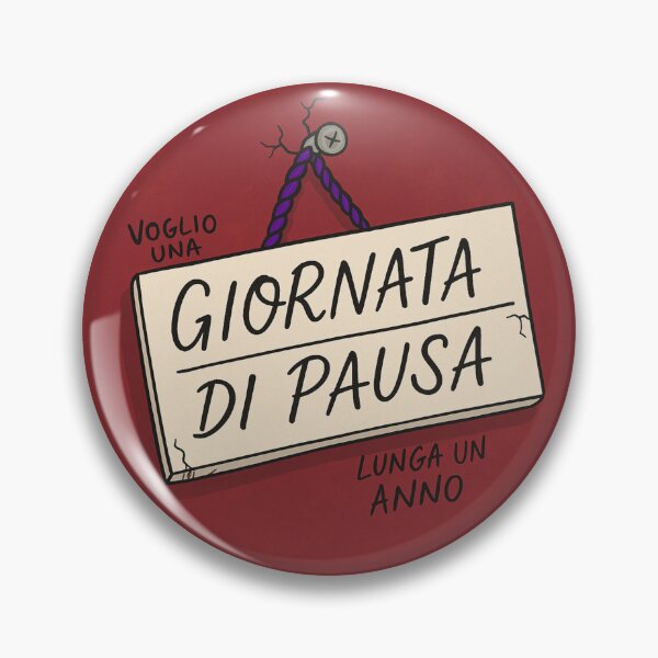 Item preview, Giornata di Pausa – Ironia in pausa lunga designed and sold by IroniaeCo.