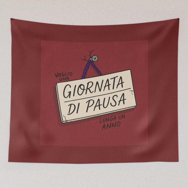 Item preview, Giornata di Pausa – Ironia in pausa lunga designed and sold by IroniaeCo.