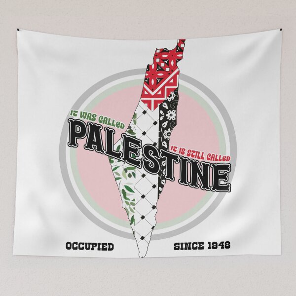 Item preview, It Was Called Palestine – Still Called Palestine Map Art designed and sold by Pulse Creativity Designs.