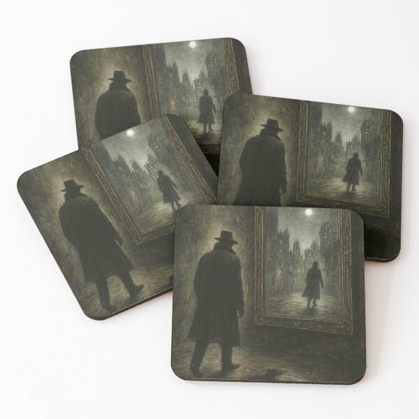 Item preview, Reflected Absence – Watchmen-Inspired Urban Noir Vigilante designed and sold by ResidualInk.
