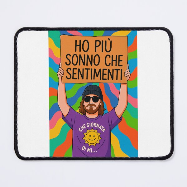 Item preview, Ho più sonno che sentimenti – Illustrazione ironica designed and sold by IroniaeCo.