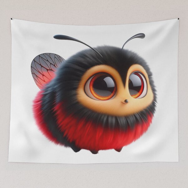 Item preview, Adorable Red-Tailed Cuckoo Bumblebee designed and sold by Sillytoe.