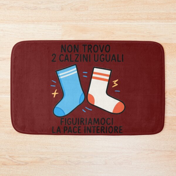 Item preview, Non trovo due calzini uguali – Figuriamoci la pace interiore designed and sold by IroniaeCo.