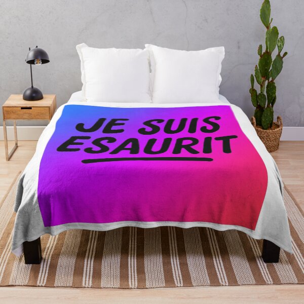 Item preview, Je suis esaurit – Ironia francese in stile pop designed and sold by IroniaeCo.