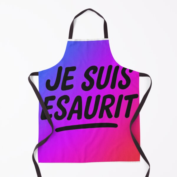 Item preview, Je suis esaurit – Ironia francese in stile pop designed and sold by IroniaeCo.
