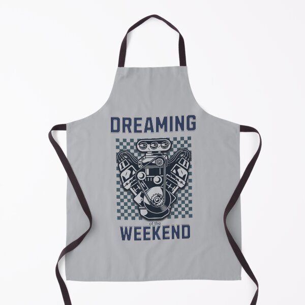 Item preview, Dreaming of the Weekend -  Engine design - for the car guy designed and sold by WarmDaysDesigns.