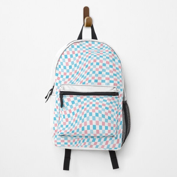 Item preview, Warped Check Print - Trans Pride designed and sold by Daniel Bevis Design.