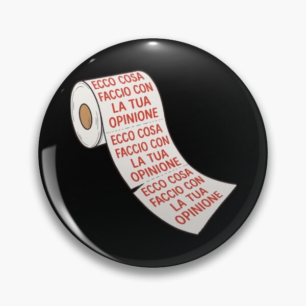 Item preview, Ecco cosa faccio con la tua opinione – Illustrazione ironica con carta igienica designed and sold by IroniaeCo.