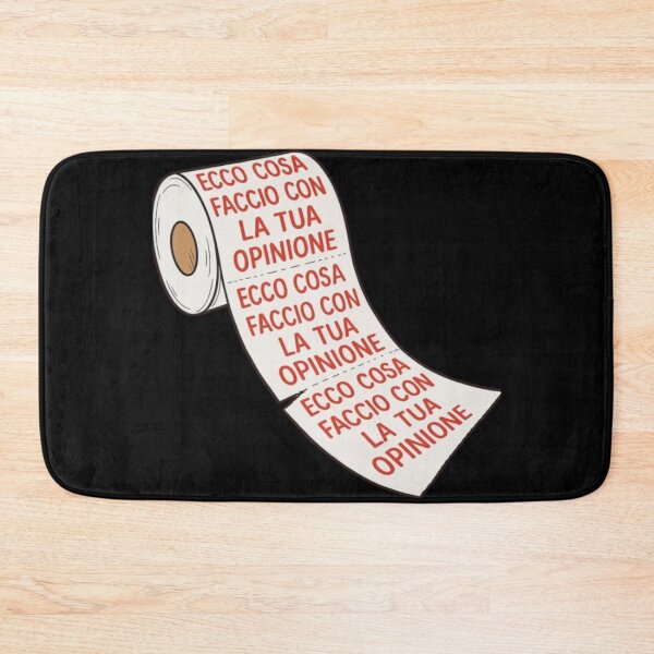 Item preview, Ecco cosa faccio con la tua opinione – Illustrazione ironica con carta igienica designed and sold by IroniaeCo.