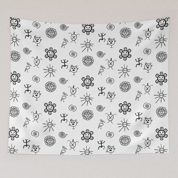 Item preview, Set of Taino Symbols Puerto Rico Black designed and sold by byDarling.