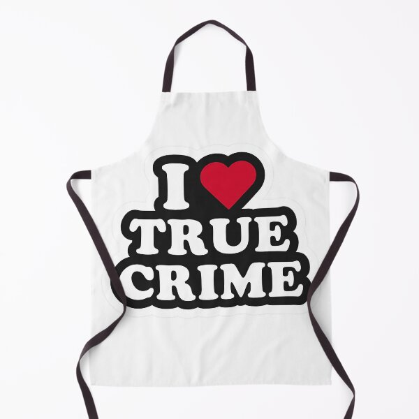 Item preview, I Love True Crime – Bold Retro Art designed and sold by Trendy Sticker & Merch Collection - Express Yourself.