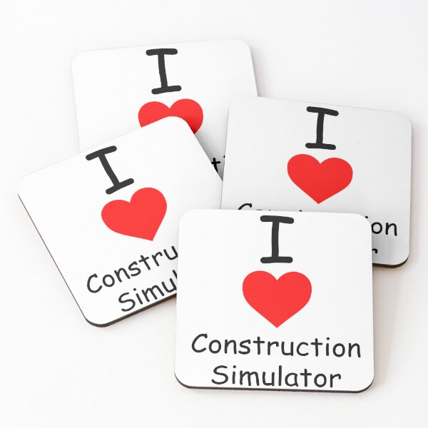 Item preview, I <3 Construction Simulator designed and sold by BurtBen.