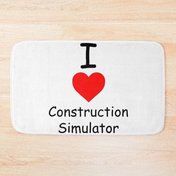Item preview, I <3 Construction Simulator designed and sold by BurtBen.