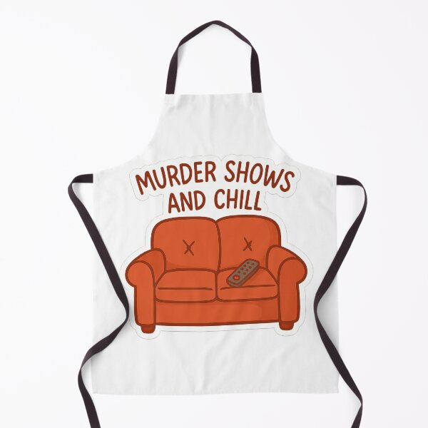 Item preview, Murder Shows and Chill – Bold Retro Art designed and sold by Trendy Sticker & Merch Collection - Express Yourself.