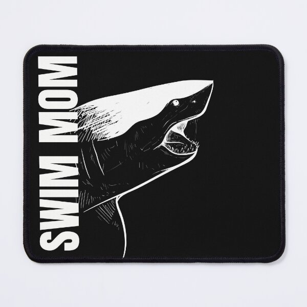Item preview, Swim Mom Shark Fierce & Proud Competition Mama designed and sold by LaneLineThreads.