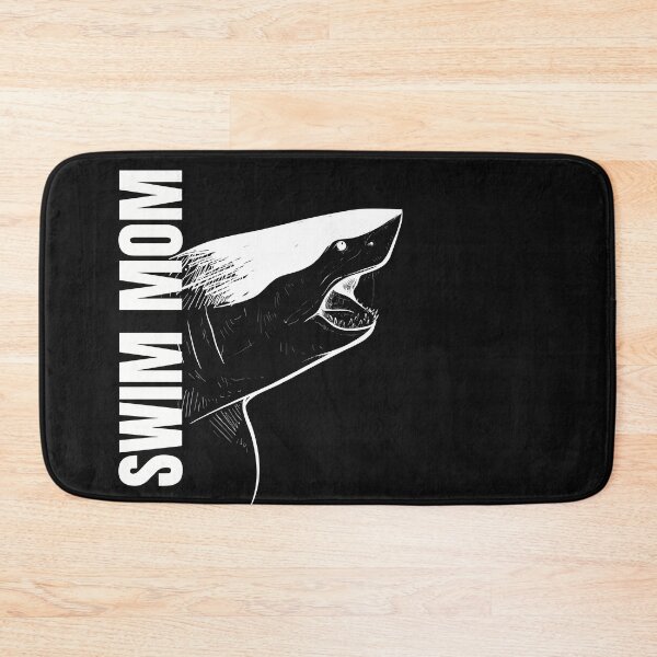 Item preview, Swim Mom Shark Fierce & Proud Competition Mama designed and sold by LaneLineThreads.