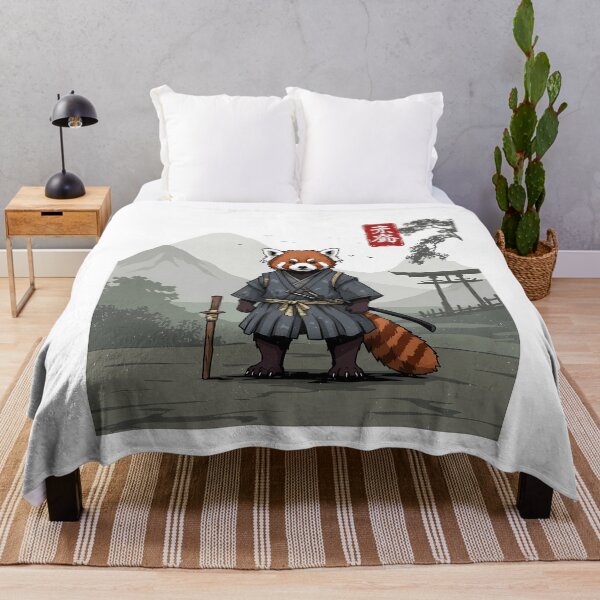 Item preview, Red Panda Samurai Guardian designed and sold by k3rstman1.