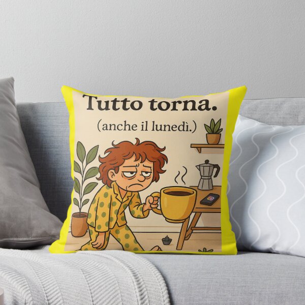 Item preview, Tutto Torna (Anche il Lunedì) – Frase Ironica Illustrata designed and sold by IroniaeCo.