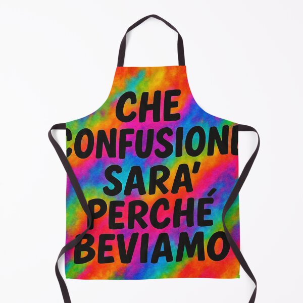 Item preview, Che confusione, sarà perché beviamo – Frase Divertente Colorata designed and sold by IroniaeCo.