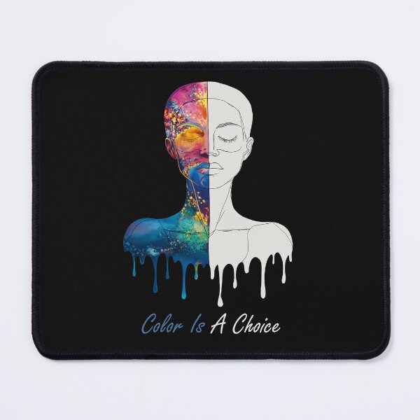 Item preview, Color Is a Choice – Duality Portrait Abstract designed and sold by FMproject.
