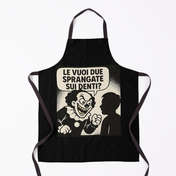 Item preview, Clown Minaccioso – Le vuoi due sprangate sui denti? designed and sold by IroniaeCo.
