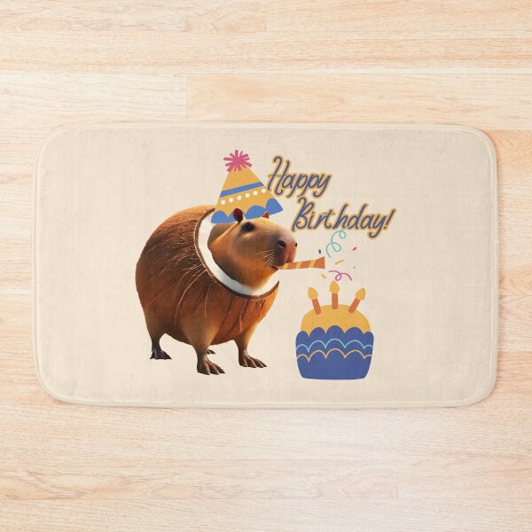 Item preview, Happy Birthday from Capibarello Cocossini designed and sold by EmeraldeaArt.