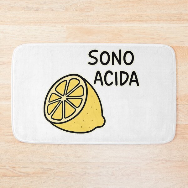 Item preview, “Sono acida” – Il limone sarcastico designed and sold by IroniaeCo.