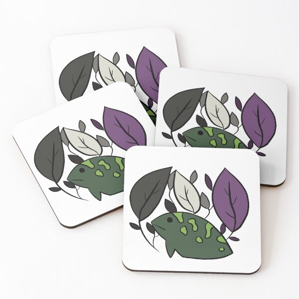 Item preview, Pride Frogs: Asexual Flag Discrete designed and sold by cetfish.