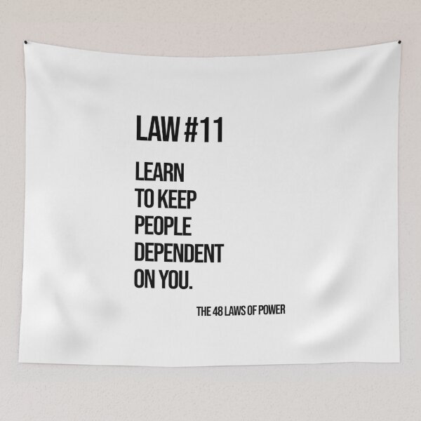 Item preview, Law 11 Poster – 48 Laws of Power designed and sold by Enea Kelo.