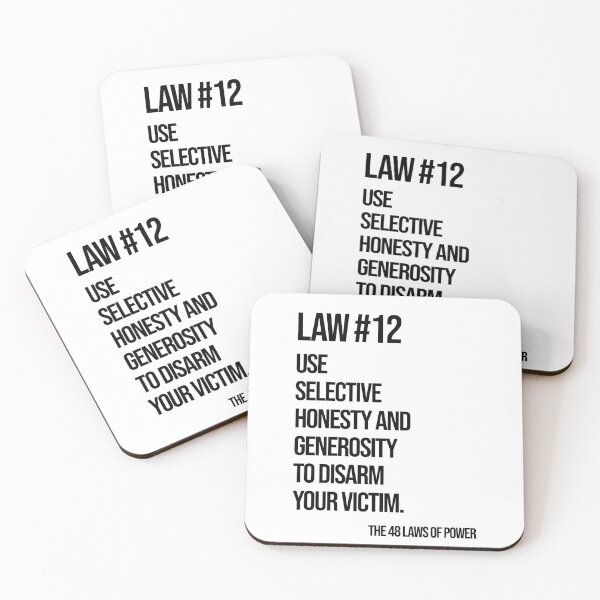 Item preview, Law 12 Poster – 48 Laws of Power designed and sold by Enea Kelo.
