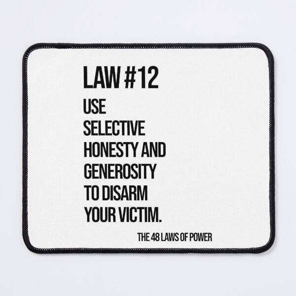 Item preview, Law 12 Poster – 48 Laws of Power designed and sold by Enea Kelo.