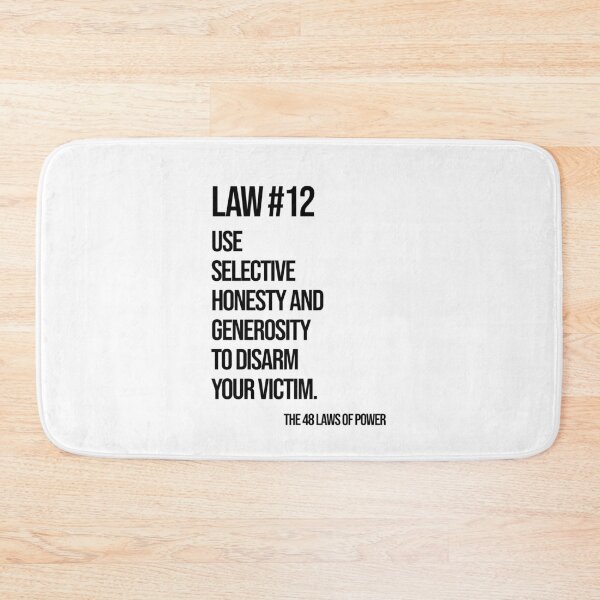 Item preview, Law 12 Poster – 48 Laws of Power designed and sold by Enea Kelo.